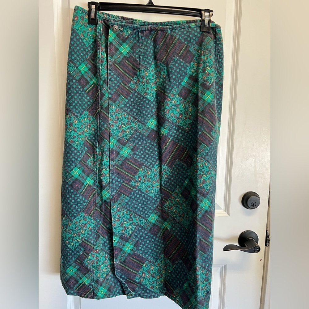 Vintage Patterned Women's Skirt